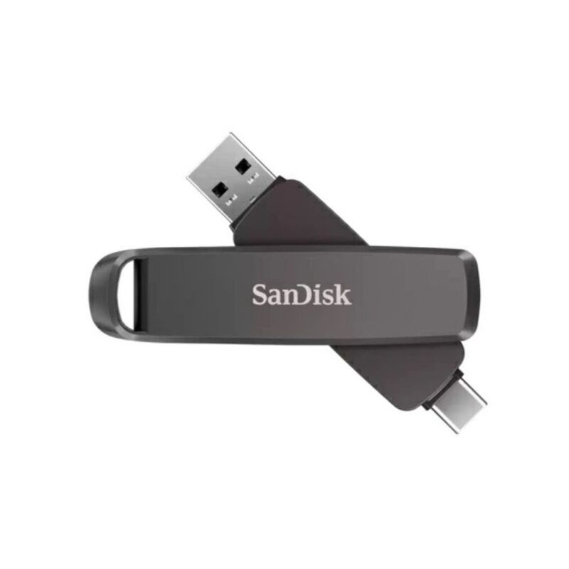 【即日発送】【新品 箱不良・シュリンク破れ品】SanDisk サンディスク ポータブルSSD スリム デュアル ドライブ 2TB SDDDE1-2T00-JA46 ブラック系