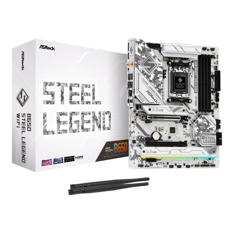 【即日発送】【新品 箱不良・シュリンク破れ品】ASRock アスロック ATXマザーボード B650 Steel Legend WiFi
