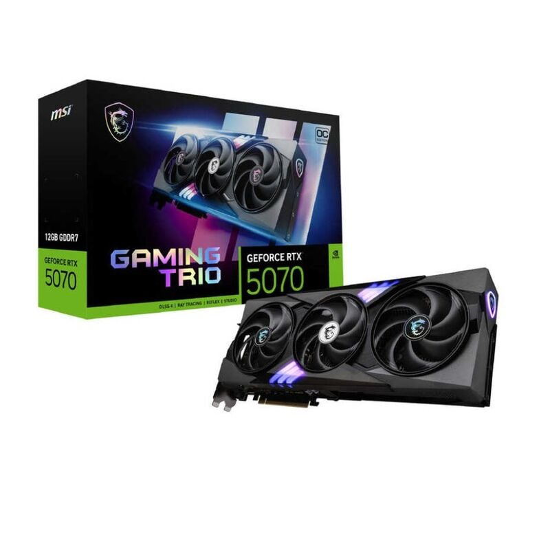 【即日発送】【新品 箱不良・シュリンク破れ品】MSI エムエスアイ グラフィックスカード GeForce RTXシリーズ 5070 12G GAMING TRIO OC