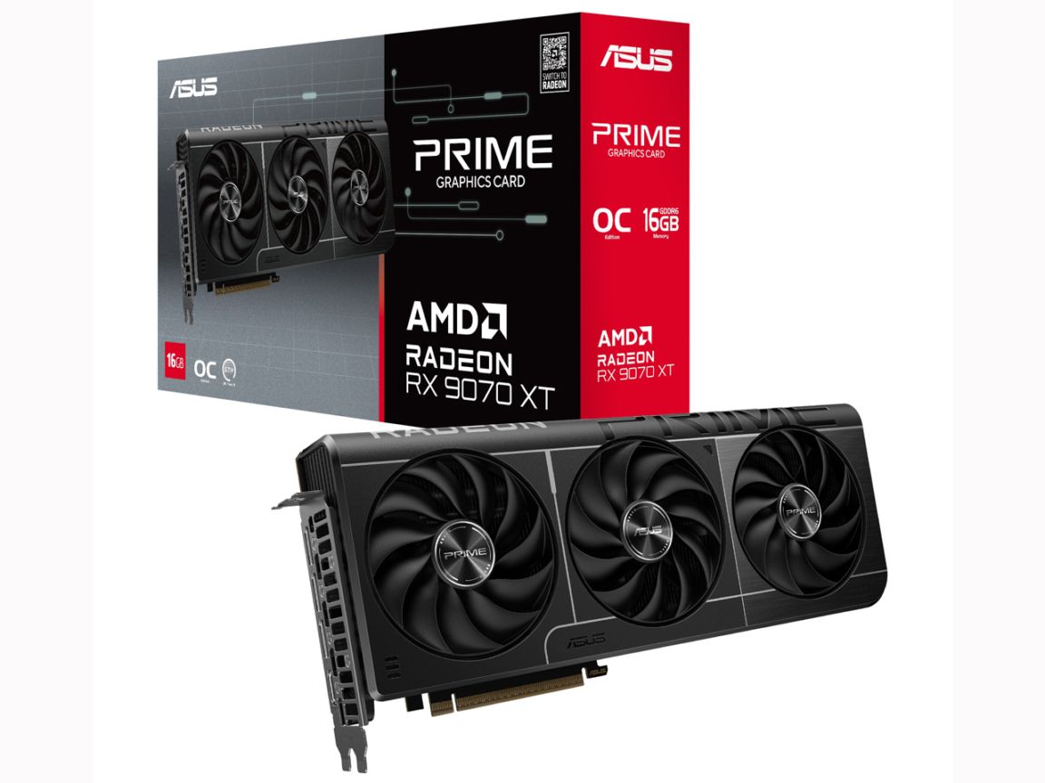 【ラッピング可】【即日発送】【新品 箱不良・シュリンク破れ品】ASUS エイスース グラフィックボード PRIME-RX9070XT-O16G PCIExp 16GB