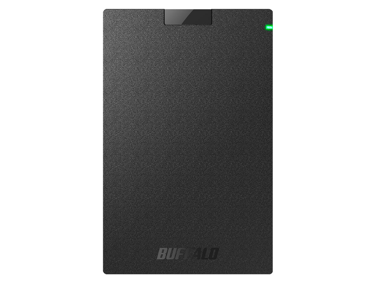 【ラッピング可】【即日発送】【新品 箱不良・シュリンク破れ品】BUFFALO バッファロー ポータブル外付けHDD 1TB HD-PCG1.0U3-BBA [ブラック]