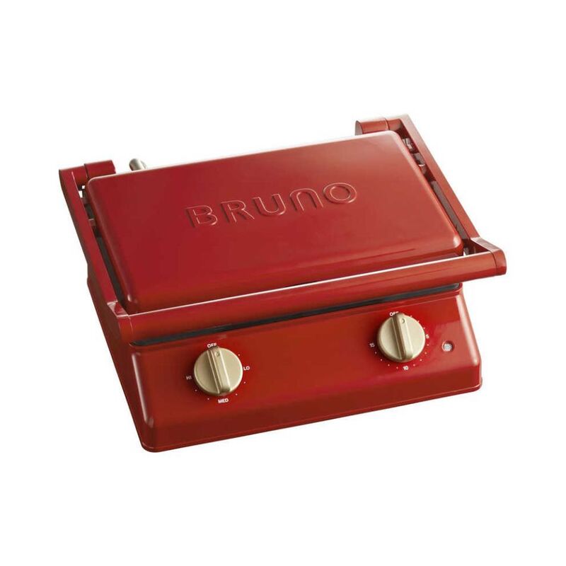 【即日発送】【新品】BRUNO ブルーノ グリルサンドメーカー ダブル BOE084-RD レッド