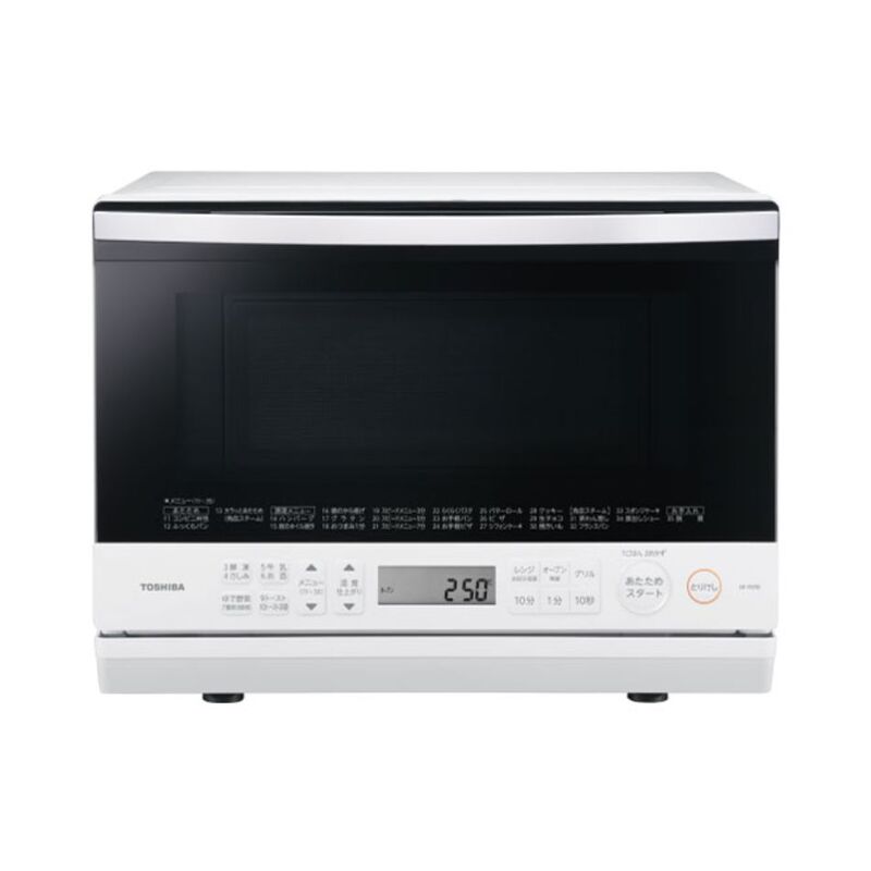 【即日発送】【新品 箱不良・シュリンク破れ品】TOSHIBA 東芝 角皿式 スチームオーブンレンジ 石窯ドーム ER-YD70 グランホワイト
