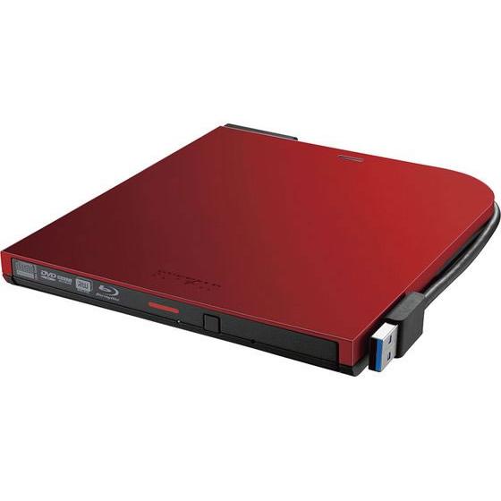 【即日発送】【新品 箱不良・シュリンク破れ品】BUFFALO バッファロー Blu-rayドライブ BRXL-PTV6U3-RDB レッド