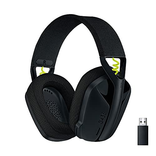 【即日発送】【新品 箱不良・シュリンク破れ品】Logicool ロジクール ワイヤレスヘッドセット G435 LIGHTSPEED Wireless Gaming Headset G435BK ブラック&ネオンイエロー