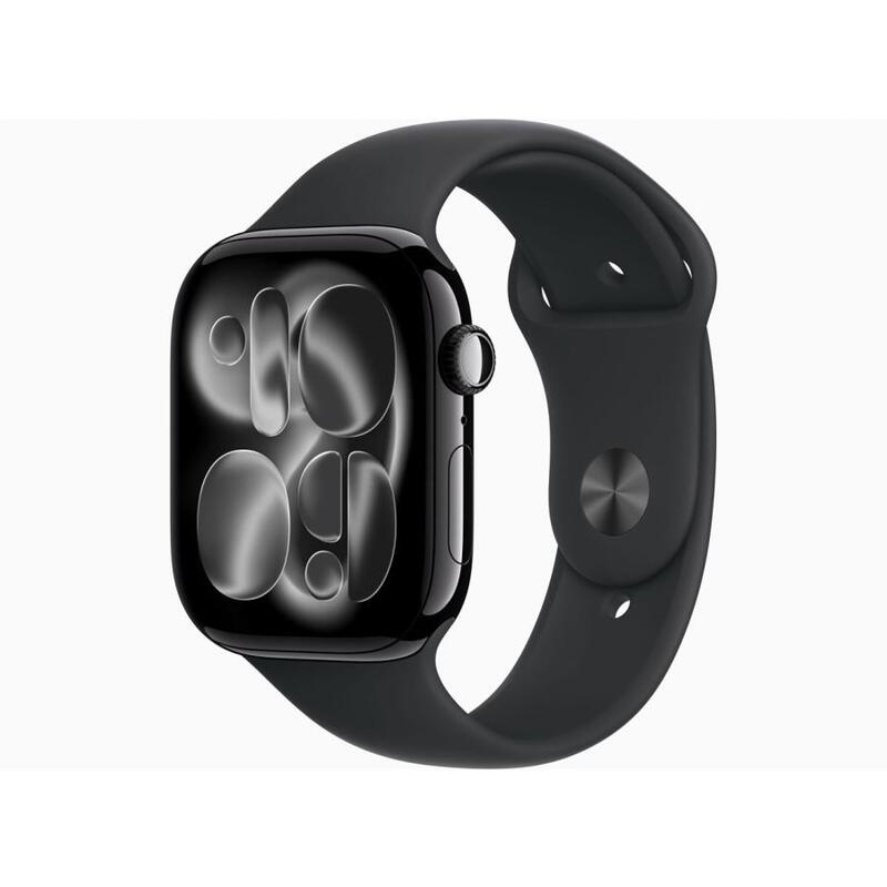 【ラッピング可】【即日発送】【新品】Apple アップル Watch Series 11 GPSモデル 46mm MEUX4J/A ジェットブラック・ブラックスポーツバンド M/L