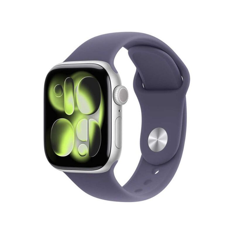 【ラッピング可】【即日発送】【新品】Apple アップル Watch Series 11 GPSモデル 42mm MEU64J シルバー パープルフォグスポーツバンド S/M