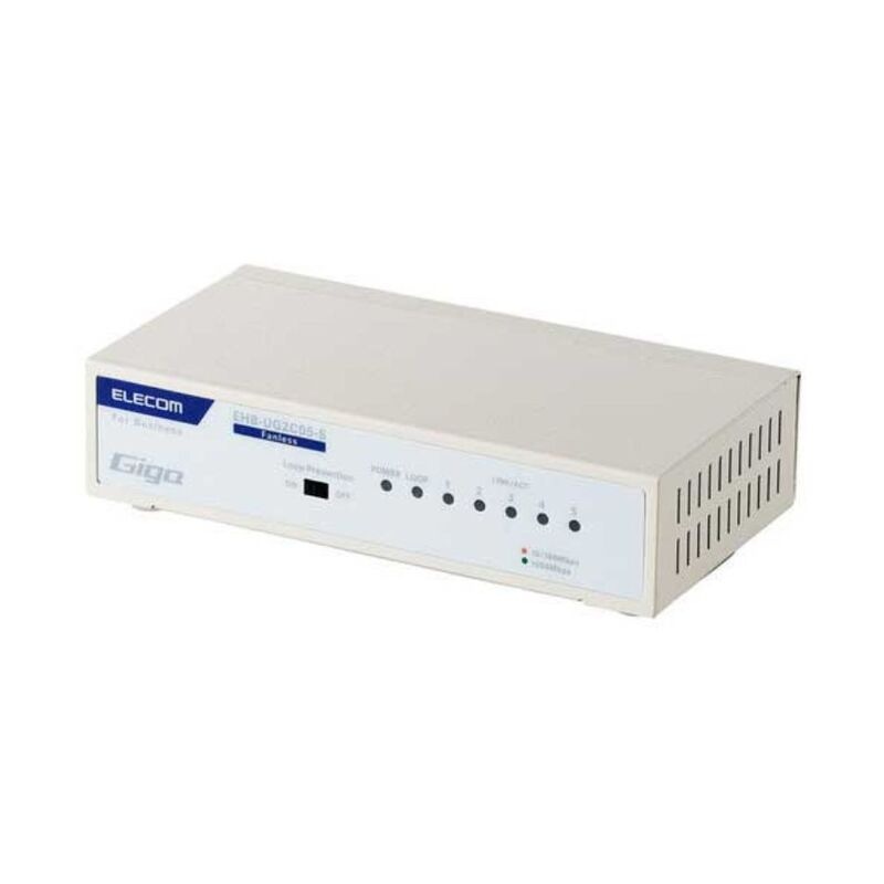 【即日発送】【新品】ELECOM エレコム スイッチングハブ EHB-UG2C05-S ホワイト