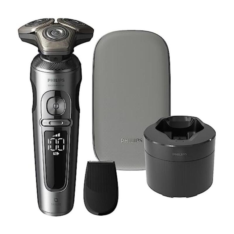 【ラッピング可】【即日発送】【新品 箱不良・シュリンク破れ品】PHILIPS フィリップス 電動シェーバー 9000シリーズ プレステージ メンズ 72枚刃 SP9841/32