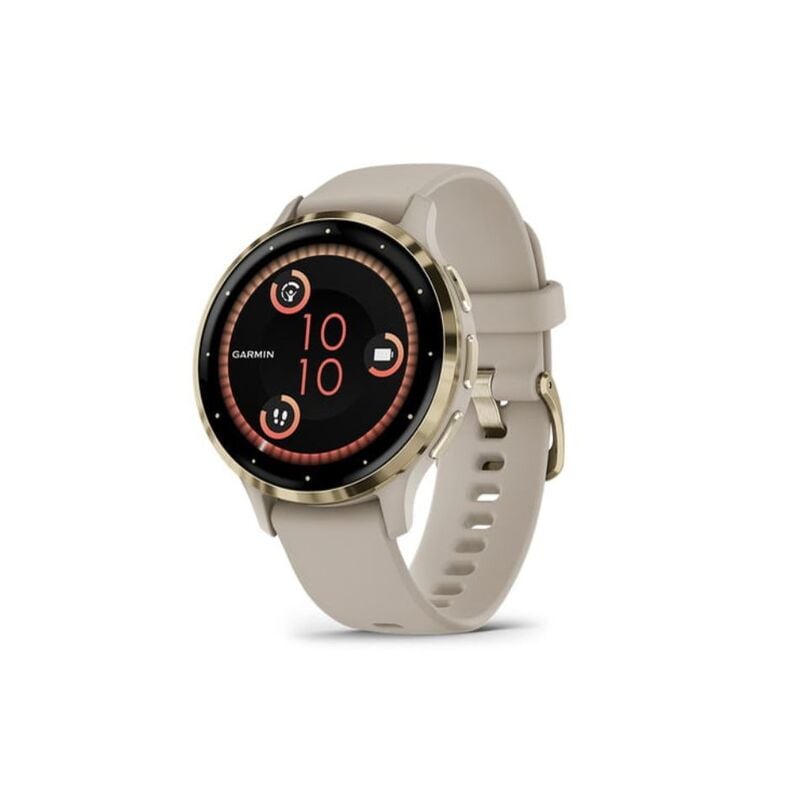 【ラッピング可】【即日発送】【新品】GARMIN ガーミン スマートウォッチ Venu 3S 010-02785-42 フレンチグレイ クリームゴールド