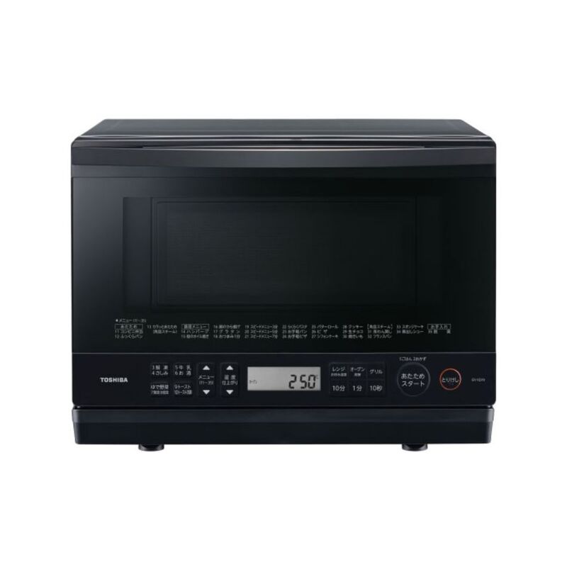 【即日発送】【新品 箱不良・シュリンク破れ品】TOSHIBA 東芝 角皿式 スチームオーブンレンジ 石窯ドーム ER-YD70-K ブラック