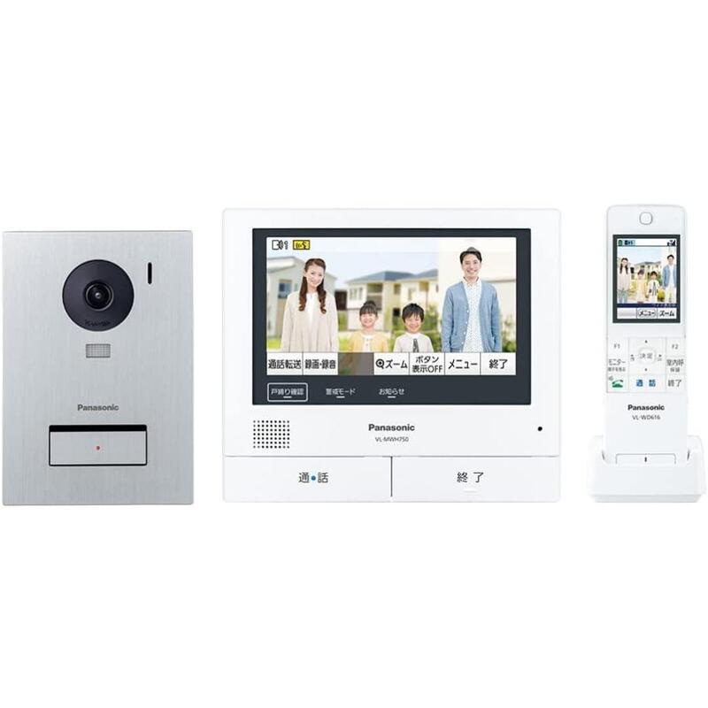 【ラッピング可】【即日発送】【新品 箱不良・シュリンク破れ品】Panasonic パナソニック ワイヤレスモニター付テレビドアホン VL-SWE750KS