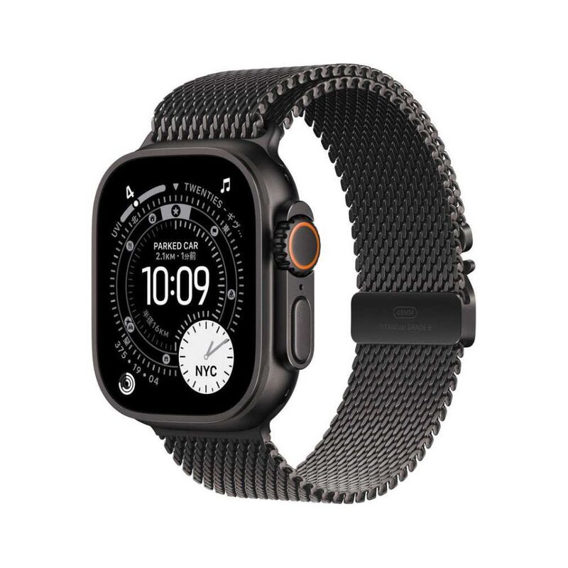 【ラッピング可】【即日発送】【新品 箱不良・シュリンク破れ品】Apple アップル Watch Ultra 3 GPS+Cellularモデル 49mm MF1Q4J/A ブラック ブラックチタニウムミラネーゼループ