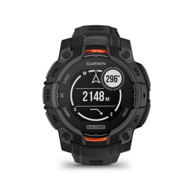 【ラッピング可】【即日発送】【新品】GARMIN ガーミン GPSウォッチ Instinct 3 Dual Power 45mm 010-02934-30 Black