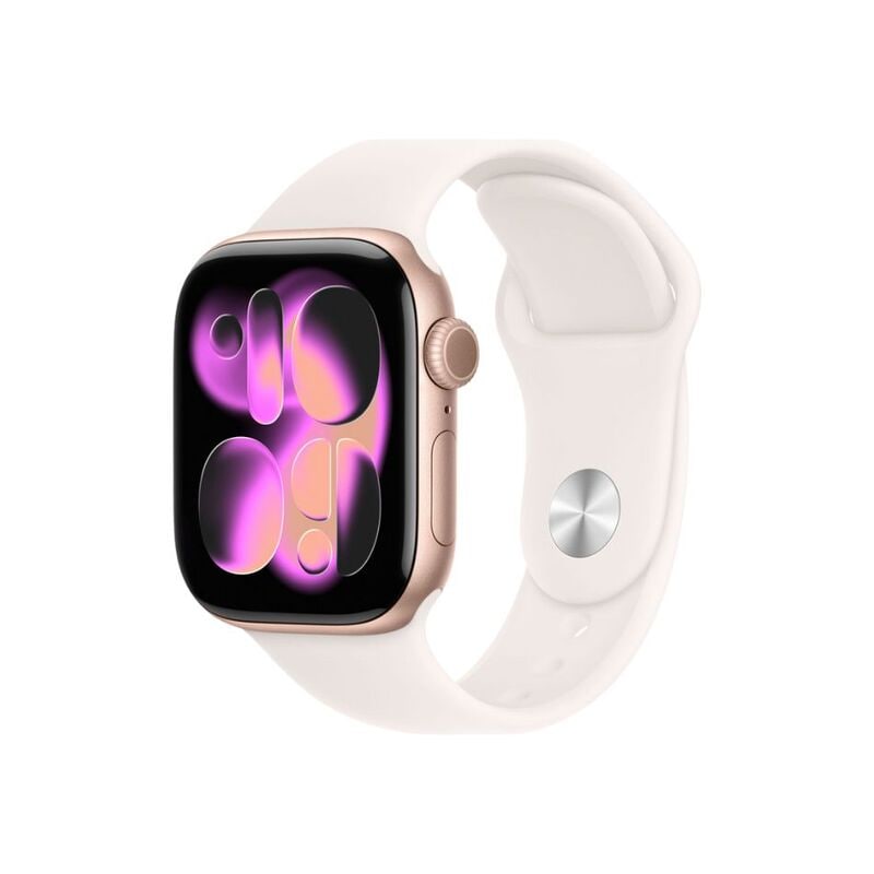 【ラッピング可】【即日発送】【新品】Apple アップル Watch Series 11 GPSモデル 42mm MEU44J/A ローズゴールド・ライトブラッシュスポーツバンド M/L