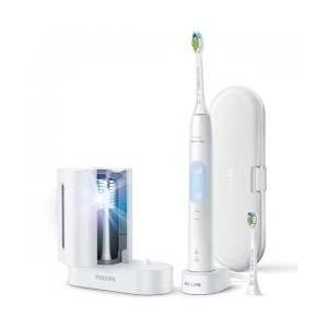 【ラッピング可】【即日発送】【新品 箱不良・シュリンク破れ品】PHILIPS フィリップス 電動歯ブラシ本体 ソニッケアー プロテクトクリーンプラス 紫外線除菌器付 HX6839/54 ホワイトライトブルー