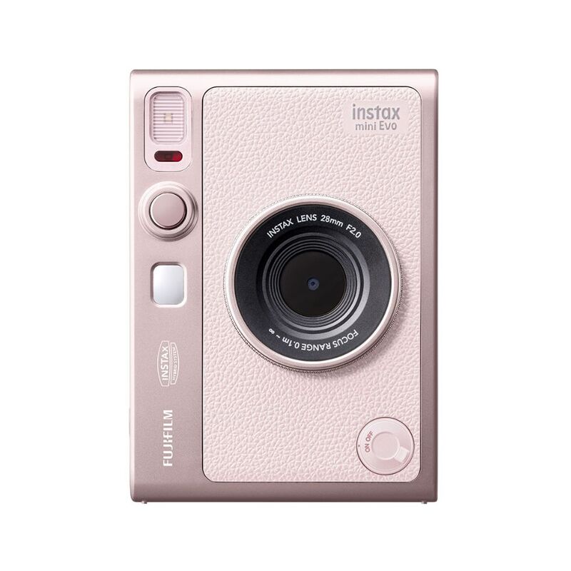 【ラッピング可】【即日発送】【新品 保証開始済み品】FUJIFILM 富士フィルム ハイブリッドインスタントカメラ instax mini Evo チェキ USB Type-C対応 ジェントルローズ