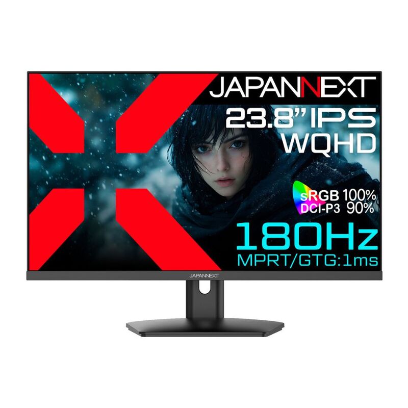 【新品】JAPANNEXT ジャパンネクスト ゲーミングモニター JN-IPS238G180Q 23.8インチ