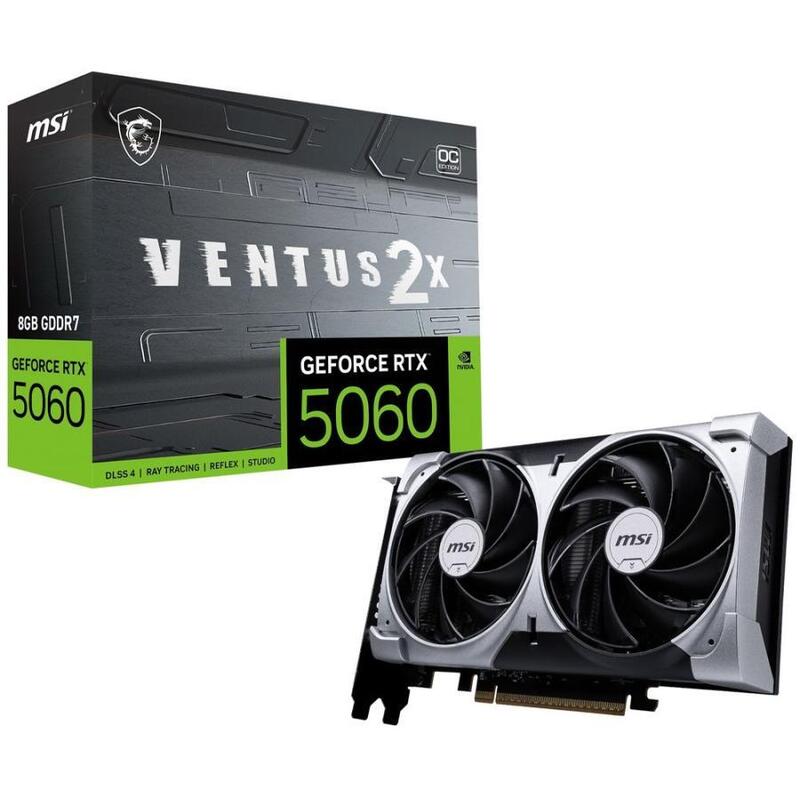 【即日発送】【新品 箱不良・シュリンク破れ品】MSI エムエスアイ グラフィックボード GeForce RTX 5060 8G VENTUS 2X OC