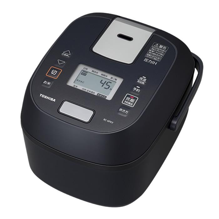 【即日発送】【新品】TOSHIBA 東芝 圧力IHジャー炊飯器 RC-6PXV-K ブラック