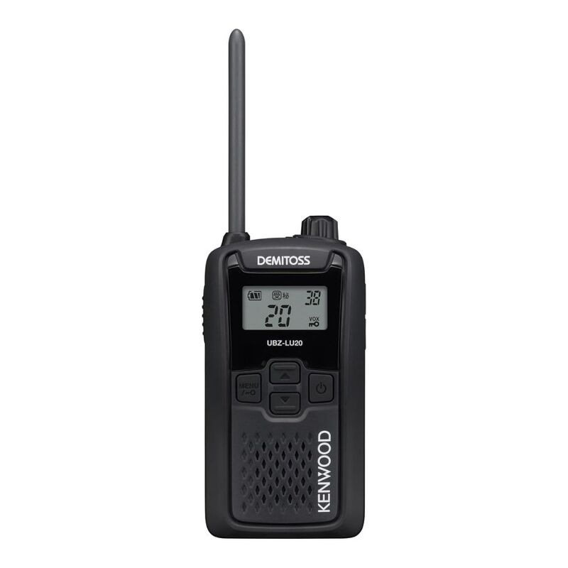 【ラッピング可】【即日発送】【新品 箱不良・シュリンク破れ品】KENWOOD ケンウッド 特定小電力トランシーバー DEMITOSS UBZ-LU20B ブラック