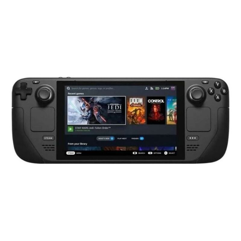 【ラッピング可】【即日発送】【新品 箱不良・シュリンク破れ品】Valve ポータブルゲーミングPC 有機EL Steam Deck OLED 1TB SSD ブラック