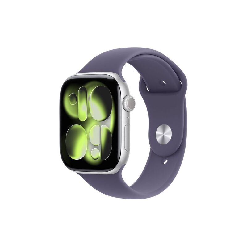 【ラッピング可】【即日発送】【新品】Apple Watch Series 11 GPS+Cellularモデル 46mm MFCP4J/A シルバー・パープルフォグスポーツバンド S/M