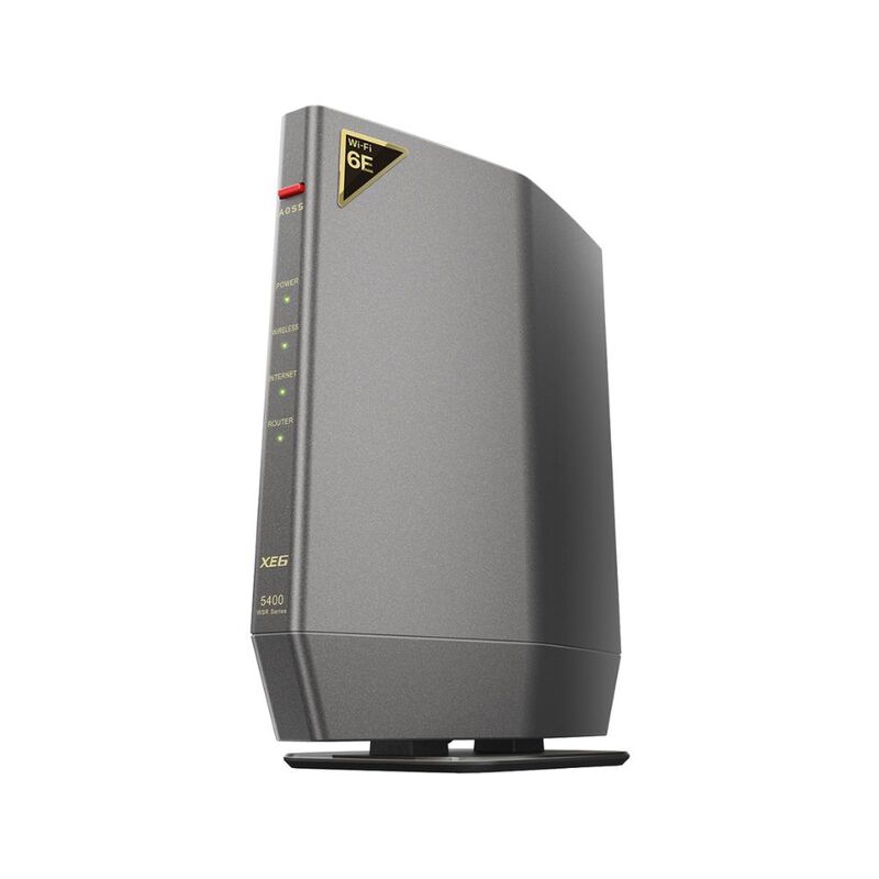 【新品】BUFFALO バッファロー Wi-Fi 6E対応 ルーター AirStation WSR-5400XE6/D チタニウムグレー