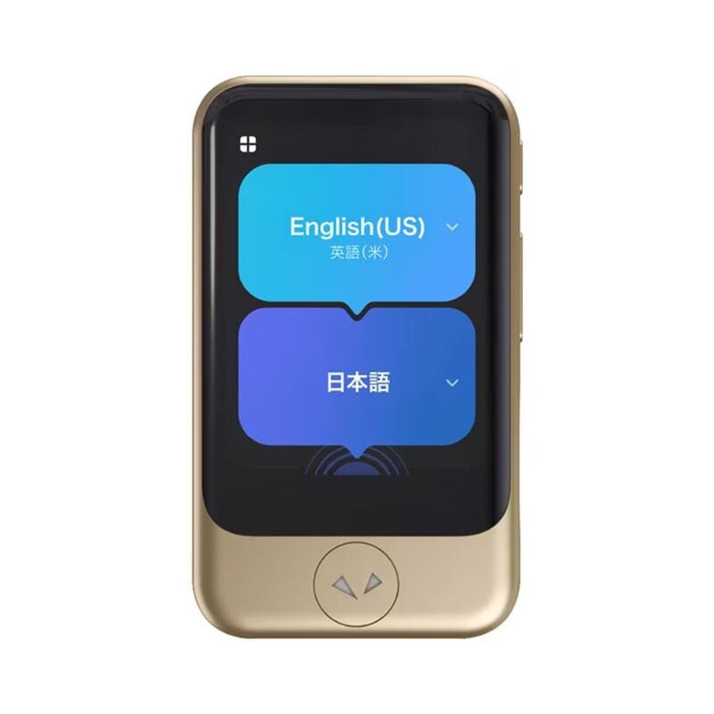 【ラッピング可】【即日発送】【新品】POCKETALK ポケトーク 通訳器 S2 Plus スタンダード グローバル通信(2年)付き ゴールド