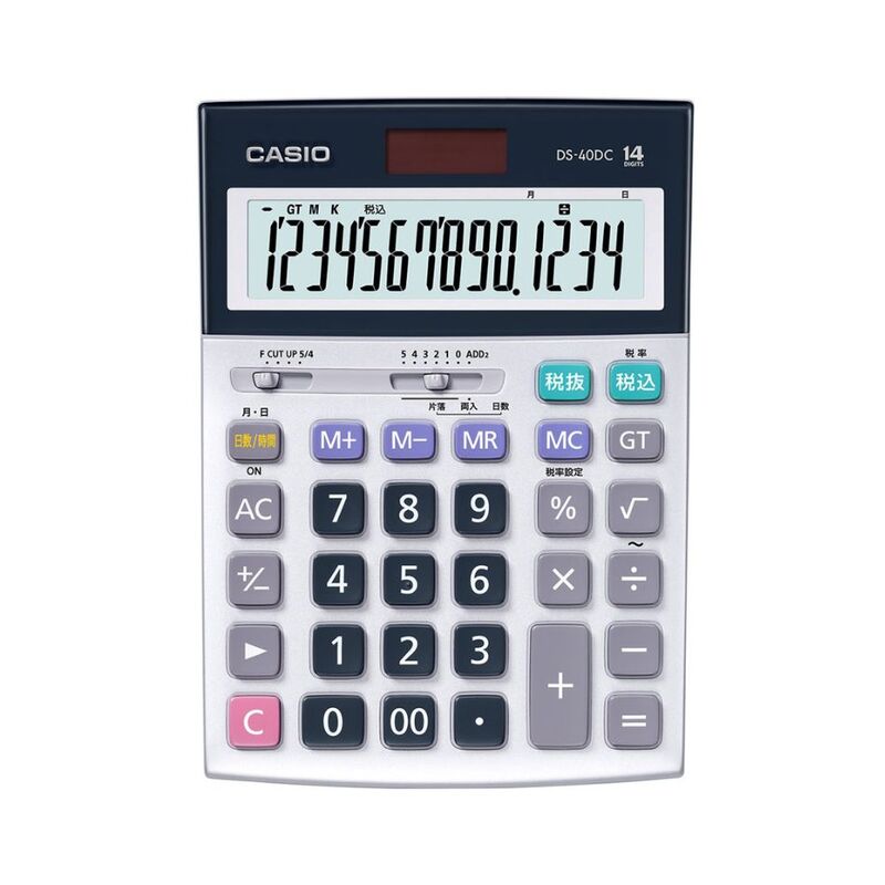 【ラッピング可】【即日発送】【新品】CASIO カシオ 本格実務電卓 DS-40DC