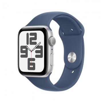 【ラッピング可】【即日発送】【安心！当社1ヶ月保証付き】【整備済品】Apple Watch SE 第2世代 GPSモデル 44mm MXER3J/A シルバー デニム スポーツバンド