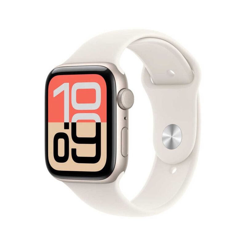 【ラッピング可】【即日発送】【新品 箱不良・シュリンク破れ品】Apple アップル Watch SE 3 GPSモデル 44mm MEHJ4J/A スターライトスポーツバンド M/L