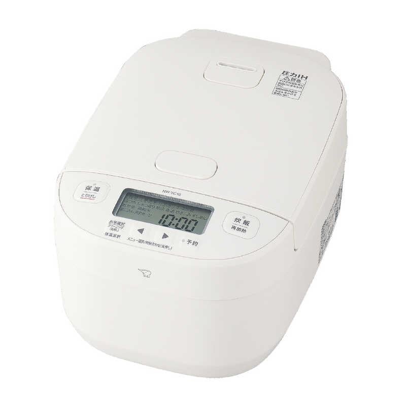 【即日発送】【新品 箱不良・シュリンク破れ品】ZOJIRUSHI 象印 圧力IH炊飯ジャー 豪熱大火力 NW-YC10-WA ホワイト