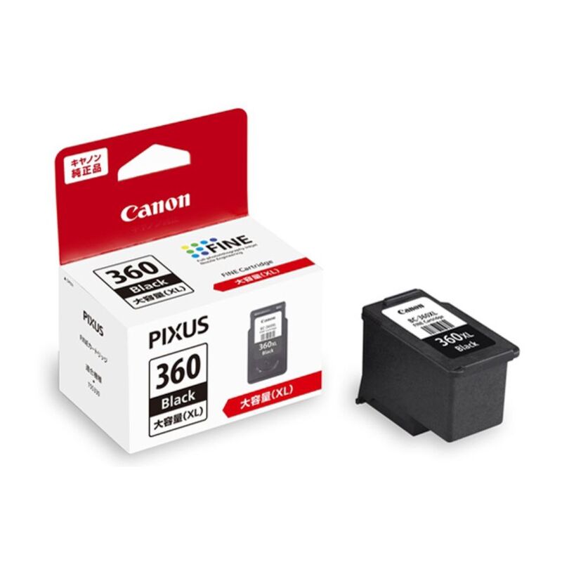 【ラッピング可】【即日発送】【新品 箱不良・シュリンク破れ品】CANON キヤノン インクカートリッジ BC-360XL ブラック 大容量