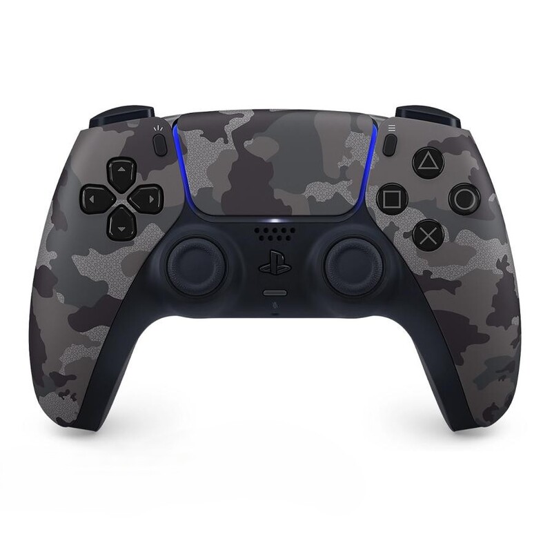 【ラッピング可】【即日発送】【新品 箱不良・シュリンク破れ品】SIE PlayStation5 PS5 DualSense ワイヤレスコントローラー CFI-ZCT2J06 グレー カモフラージュ