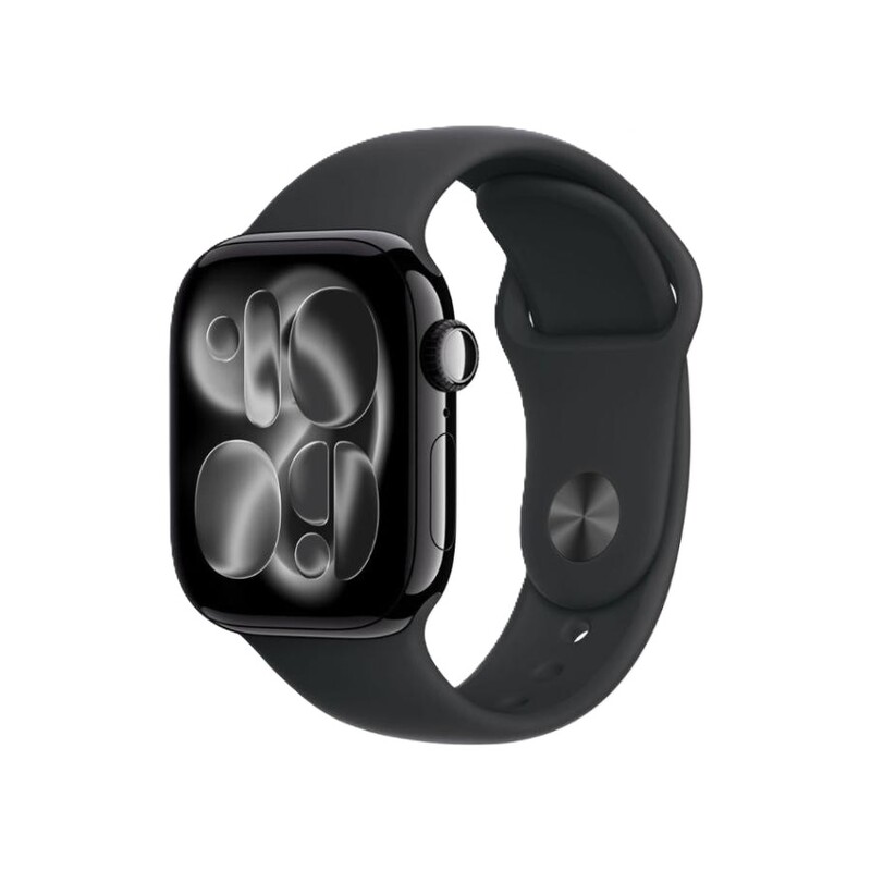 【即日発送】【新品 箱不良・シュリンク破れ品】Apple Watch Series 11 GPSモデル 42mm MEQU4J/A ジェットブラック ブラックスポーツバンド M/L