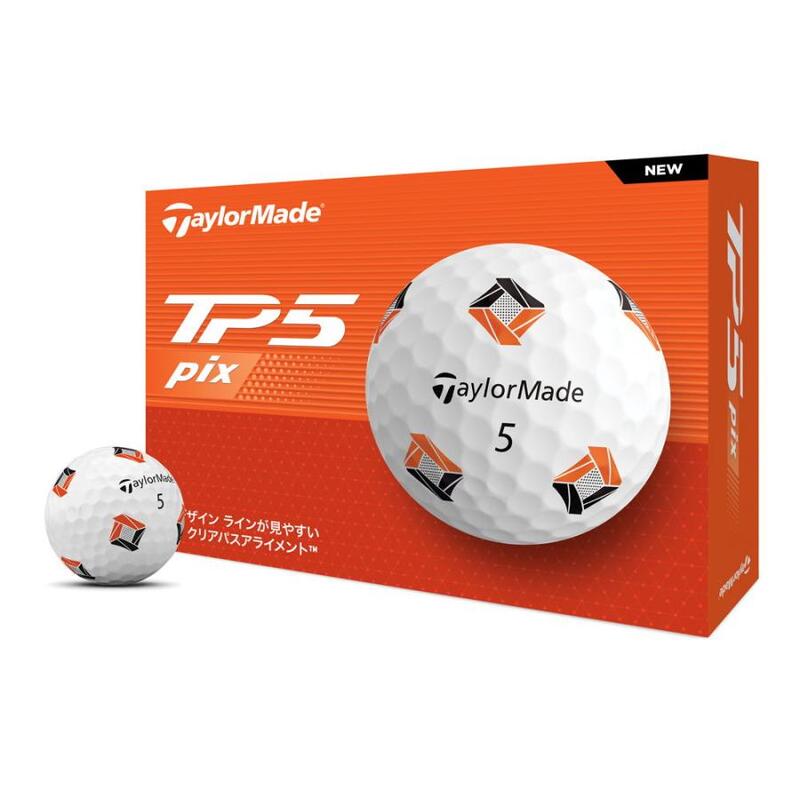 【新品】TAYLOR MADE テーラーメイド ゴルフボール TP5 Pix 2024年モデル