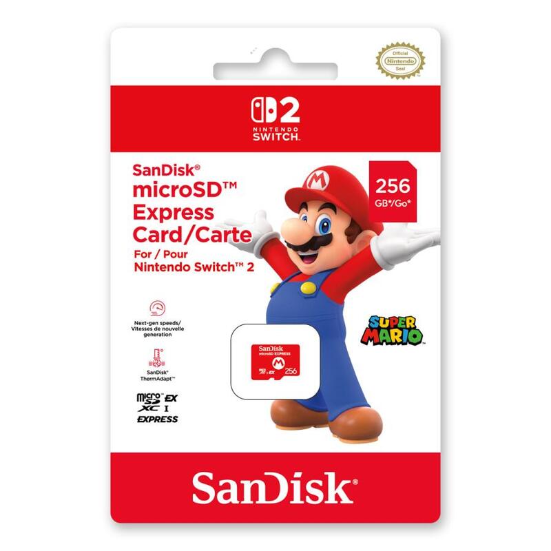 【ラッピング可】【メール便】【新品 箱不良・シュリンク破れ品】Nintendo 任天堂 SDカード SanDisk microSD Express Card 256GB for Nintendo Switch 2