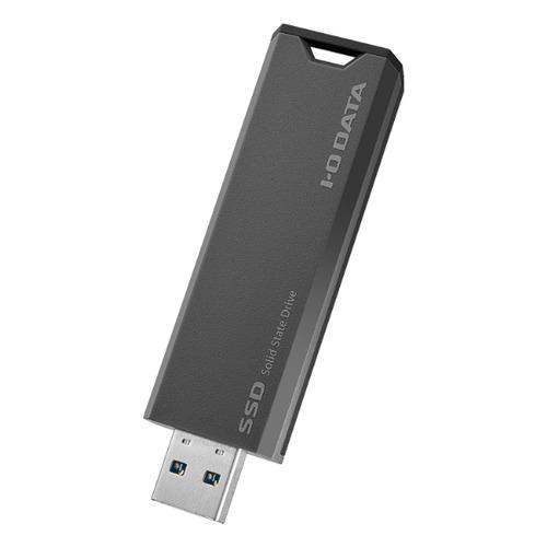 【新品】IODATA アイオーデータ 外付けSSD SSPS-US1GR/Y グレー×ブラック