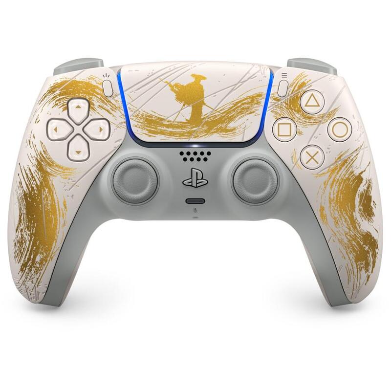 【ラッピング可】【即日発送】【新品 箱不良・シュリンク破れ品】SIE PlayStation5 PS5 DualSense ワイヤレスコントローラー "Ghost of Yotei" リミテッドエディション CFI-ZCT1JZ7 ゴールド