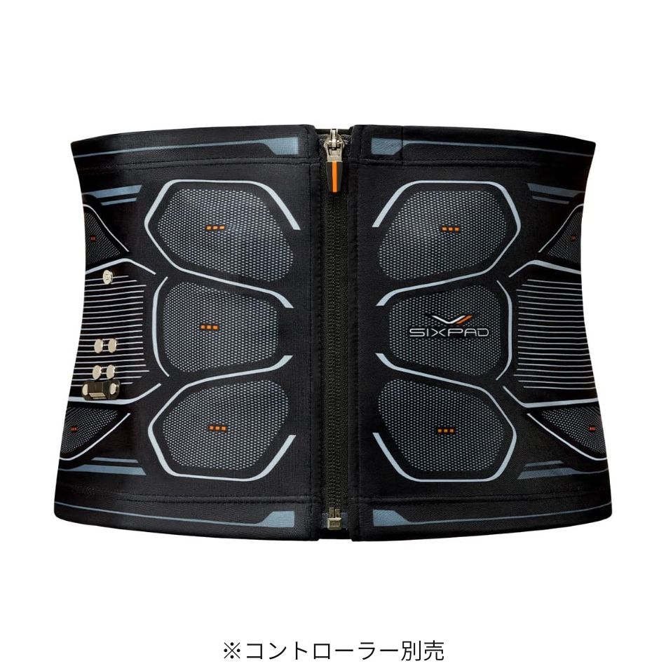 【ラッピング可】【即日発送】【新品 箱不良・シュリンク破れ品】MTG SIXPAD シックスパッド EMSトレーニング 男女兼用 Mサイズ Powersuit Core Belt SE-BS-00B-M ブラック