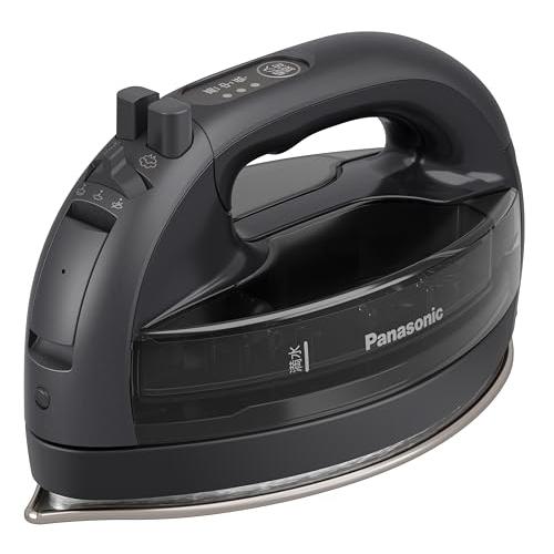 【ラッピング可】【即日発送】【新品 箱不良・シュリンク破れ品】Panasonic パナソニック コードレススチームアイロン NI-WL709-K カームブラック