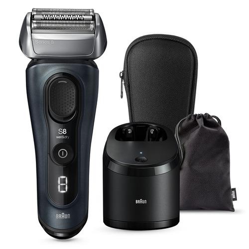 【ラッピング可】【即日発送】【新品 箱不良・シュリンク破れ品】BRAUN ブラウン メンズシェーバー ブラウン シリーズ8 8563cc-V グレー