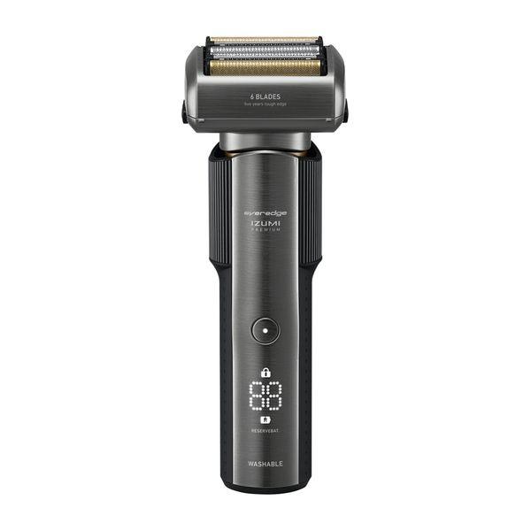 【ラッピング可】【即日発送】【中古本体のみ】IZUMI マクセルイズミ 往復式シェーバー everedge 6枚刃 IZF-E863W-K ブラックニッケル
