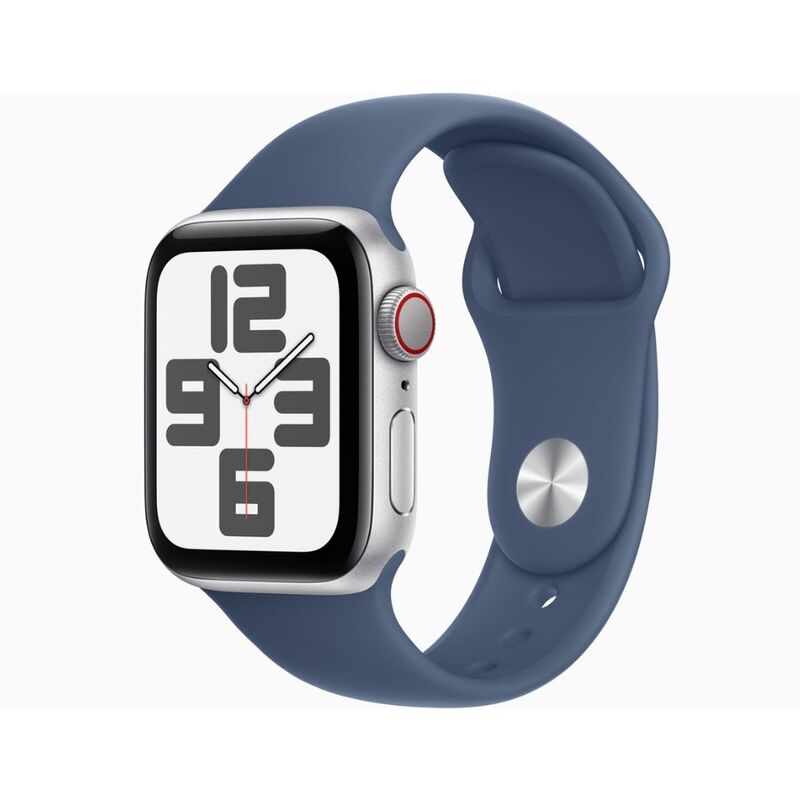 【ラッピング可】【即日発送】【安心！当社1ヶ月保証付き】【整備済品】Apple Watch SE 第2世代 GPS+Cellular 40mm MXGF3J/A シルバー/デニム S/M