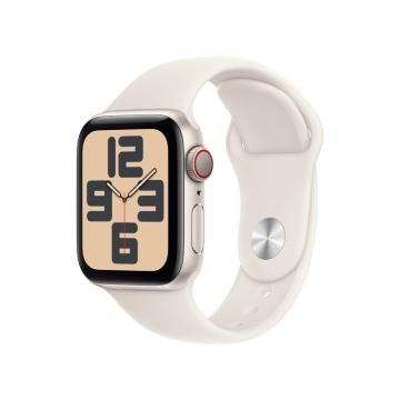 【ラッピング可】【即日発送】【安心！当社1ヶ月保証付き】【整備済品】Apple Watch SE 第2世代 GPS+Cellularモデル 40mm MXGJ3J/A スターライト/ ベージュ S/M