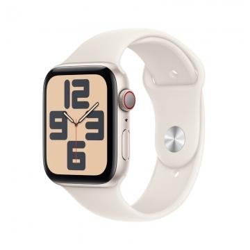 【ラッピング可】【即日発送】【安心！当社1ヶ月保証付き】【整備済品】Apple Watch SE 第1世代 GPS+Cellular 44mm MXGU3J/A シルバーアルミ/ホワイトスポーツバンド M/L