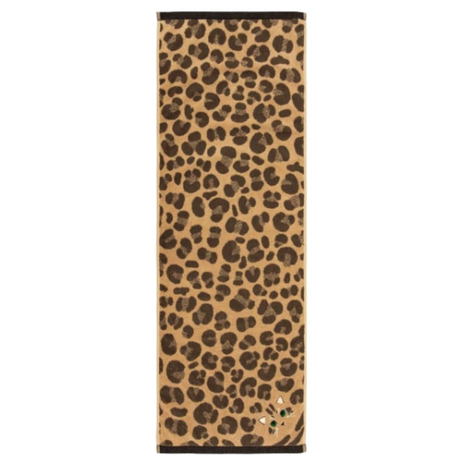 【ラッピング可】【即日発送】【新品】Uchinoko mate 今治タオル 猫の毛並み ロングフェイスタオル にゃんこシリーズ UNJF-2206 ロゼット（ブラウン）