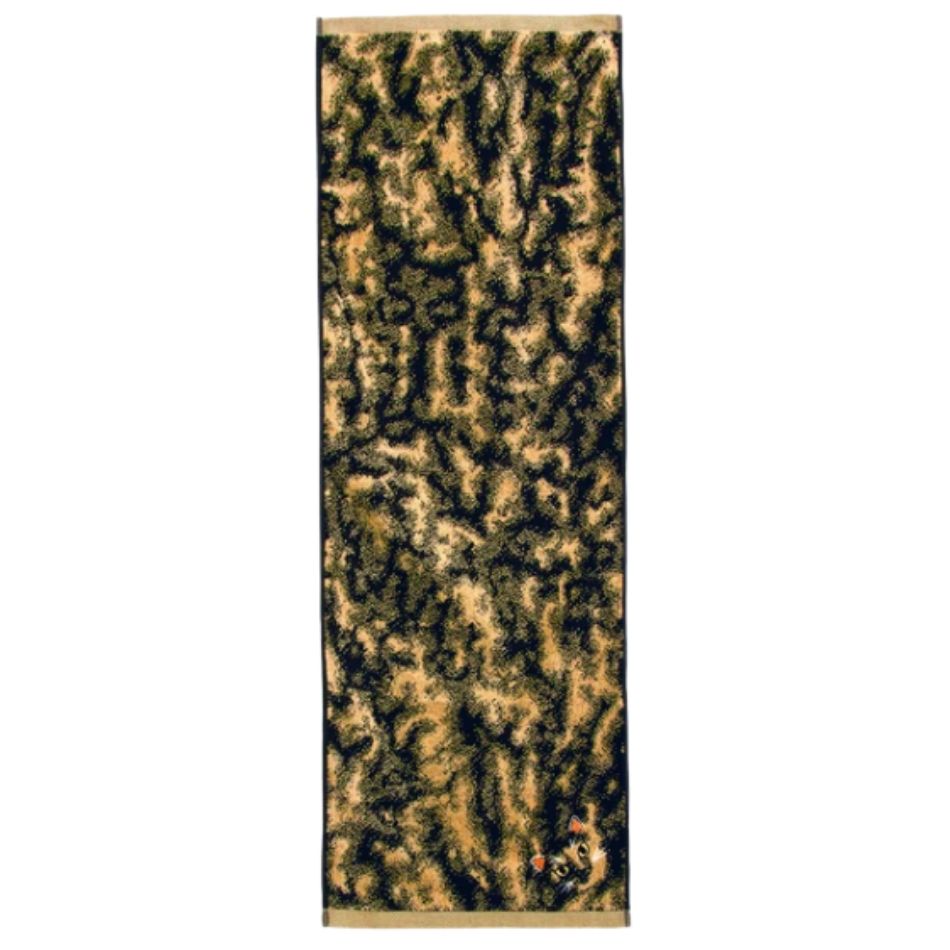 【ラッピング可】【即日発送】【新品】Uchinoko mate 今治タオル 猫の毛並み ロングフェイスタオル にゃんこシリーズ UNJF-2210 錆/トーティシェル