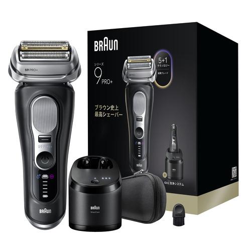 【ラッピング可】【即日発送】【新品】BRAUN ブラウン 電気シェーバー 海外対応 4枚刃 6 in 1 洗浄器付きモデル シリーズ9 Pro+ 9660cc マットブラック